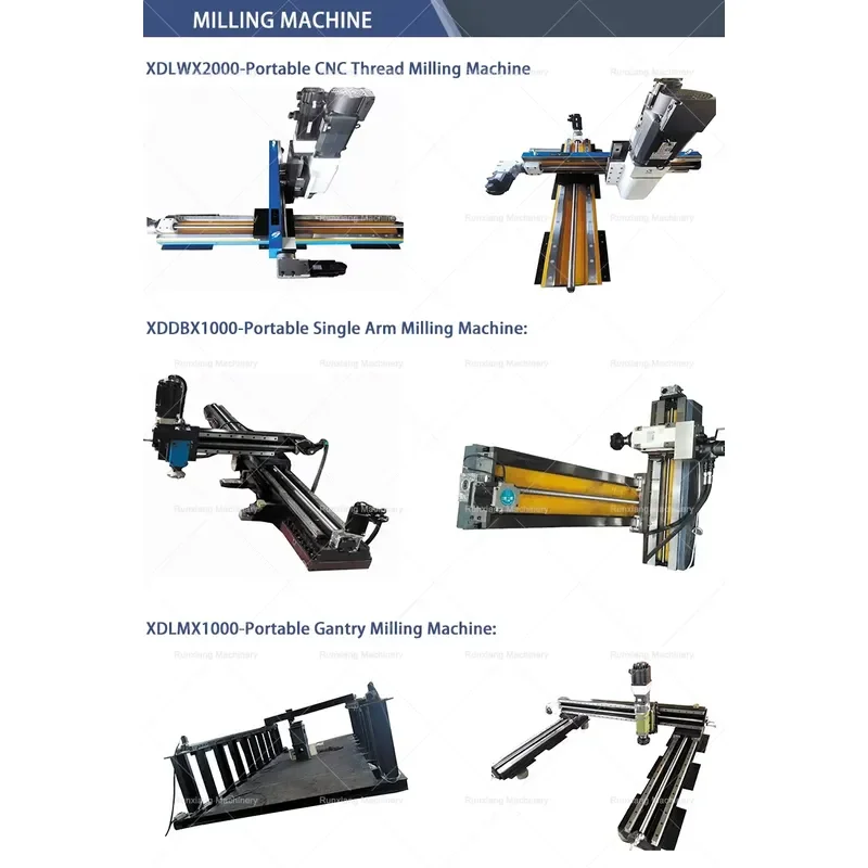 New Style Flange-facing-machine-for-sale Automatic Milling Machine Portable Shaft Turning Lathe