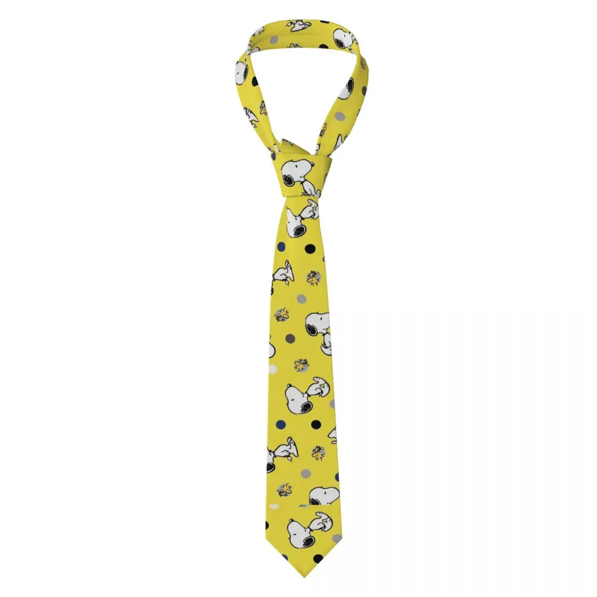 

De Lisa Stacey En Snoopys Necktie Unisex Polyester 8 cm Neck Tie for Men Casual Classic Accessories Cravat Gift
