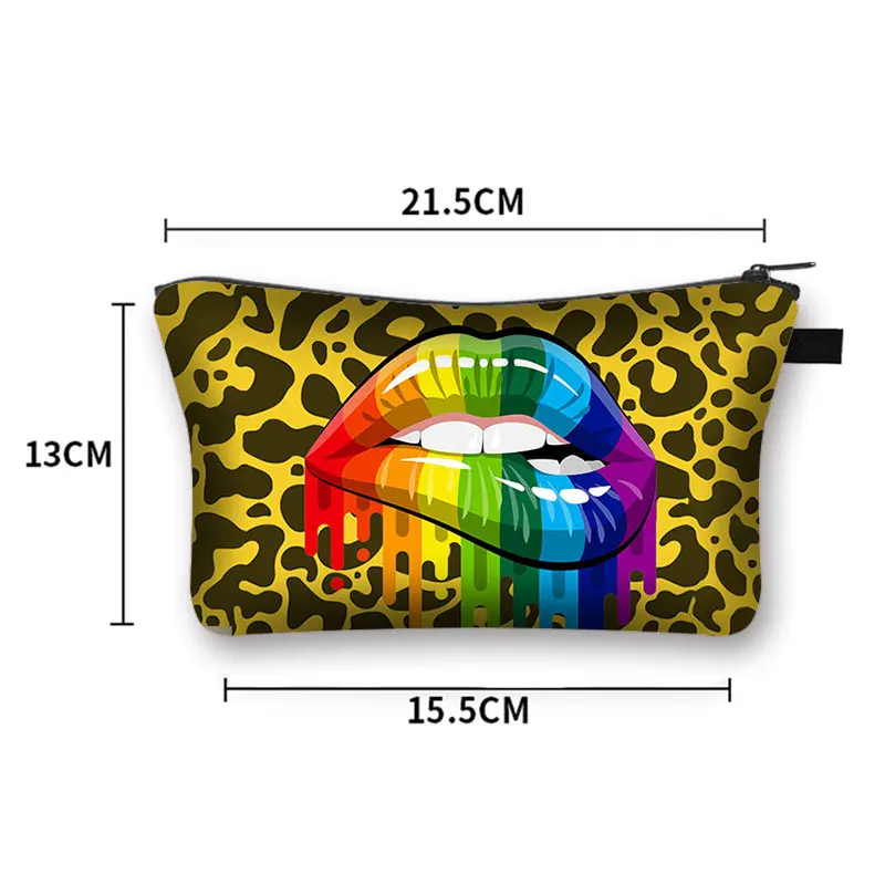 Bohemia Style Printing Cosmetic Bag Women Makeup Cases Travel Storage Bag African Girls Make Up Organizers Gift