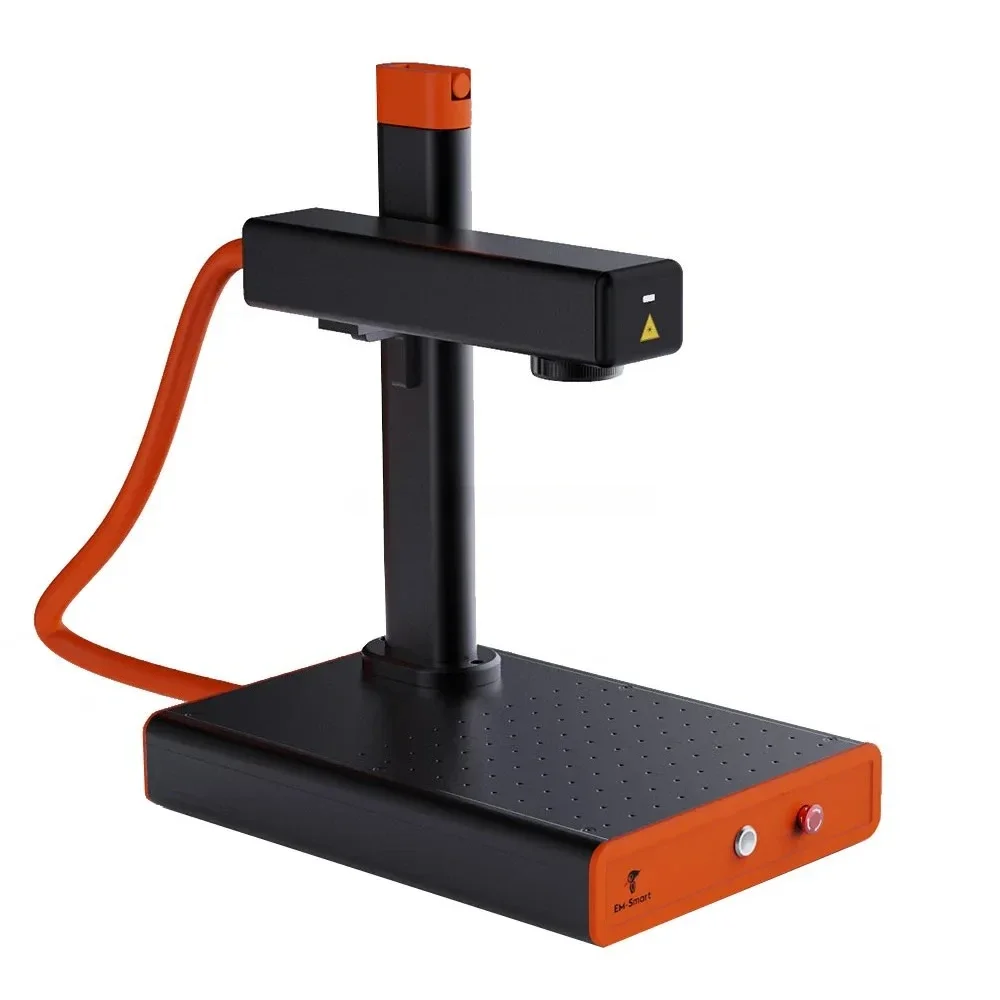EM SMART 20W 25W Fiber Marker Engraving Stainless Steel Etching Line Marking Machine Factory Price