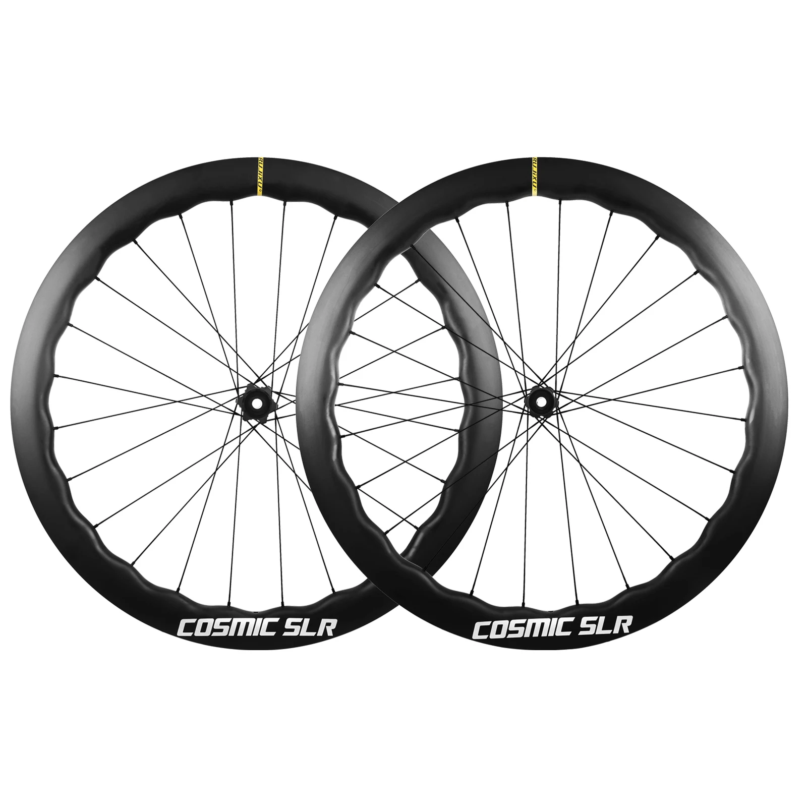 

700C 60T Ratchet Wave Road Carbon Wheelset 45/50 58/53mm Depth 21mm Inner Width 700C Center Lock Carbon Wheels