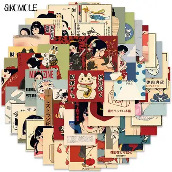 10/30/50張卡通春日式塗鴉貼紙可愛DIY旅行箱吉他冰箱筆記型電腦貼紙兒童貼紙 6 最佳銷售 iPad貼紙 - №2