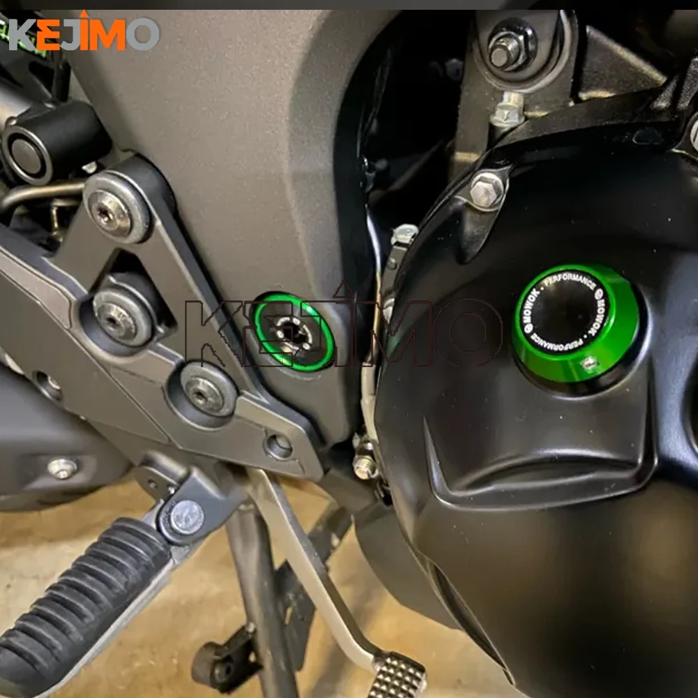 

Motorcycle Frame Hole Cap Plug Decorative Cover Frame Cover Set FOR KAWASAKI NINJA1000 Z1000SX Z1000 ZX-10R 2008-2021 2020 2019