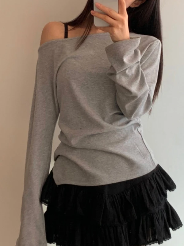 

Юбка с кружевной отделкой и высокой талией. Женская сложенная двухслойная юбка с лепестками и защитой от воздействия. Юбка для поездок на работу.