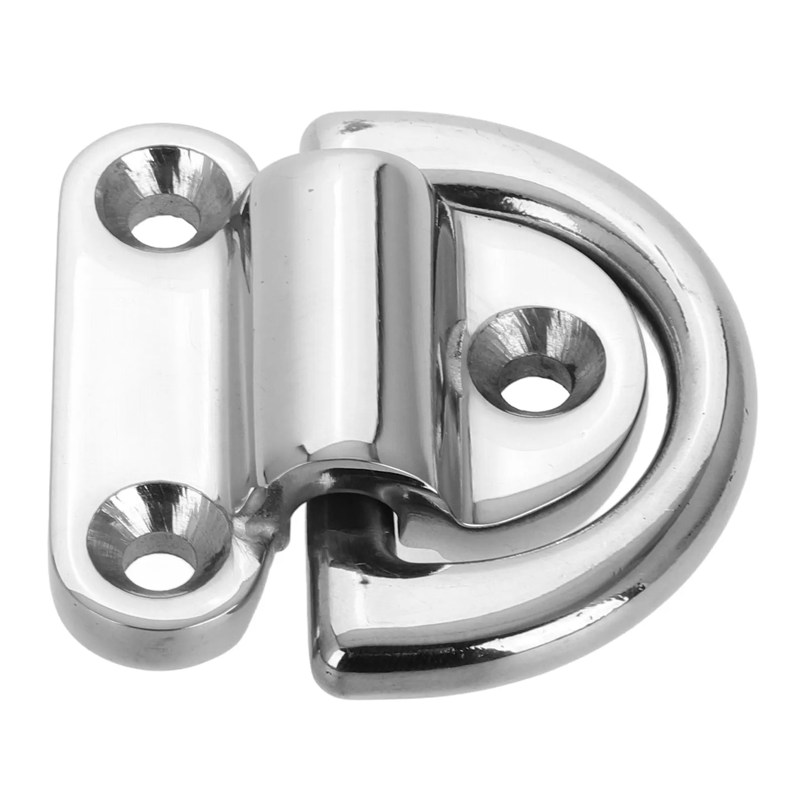 

Stainless Steel D Ring Tie Down Anchor Latch for Floor Rv Trucks Camper Van Atv Boat Cargo Surface Mount Marine Grade
