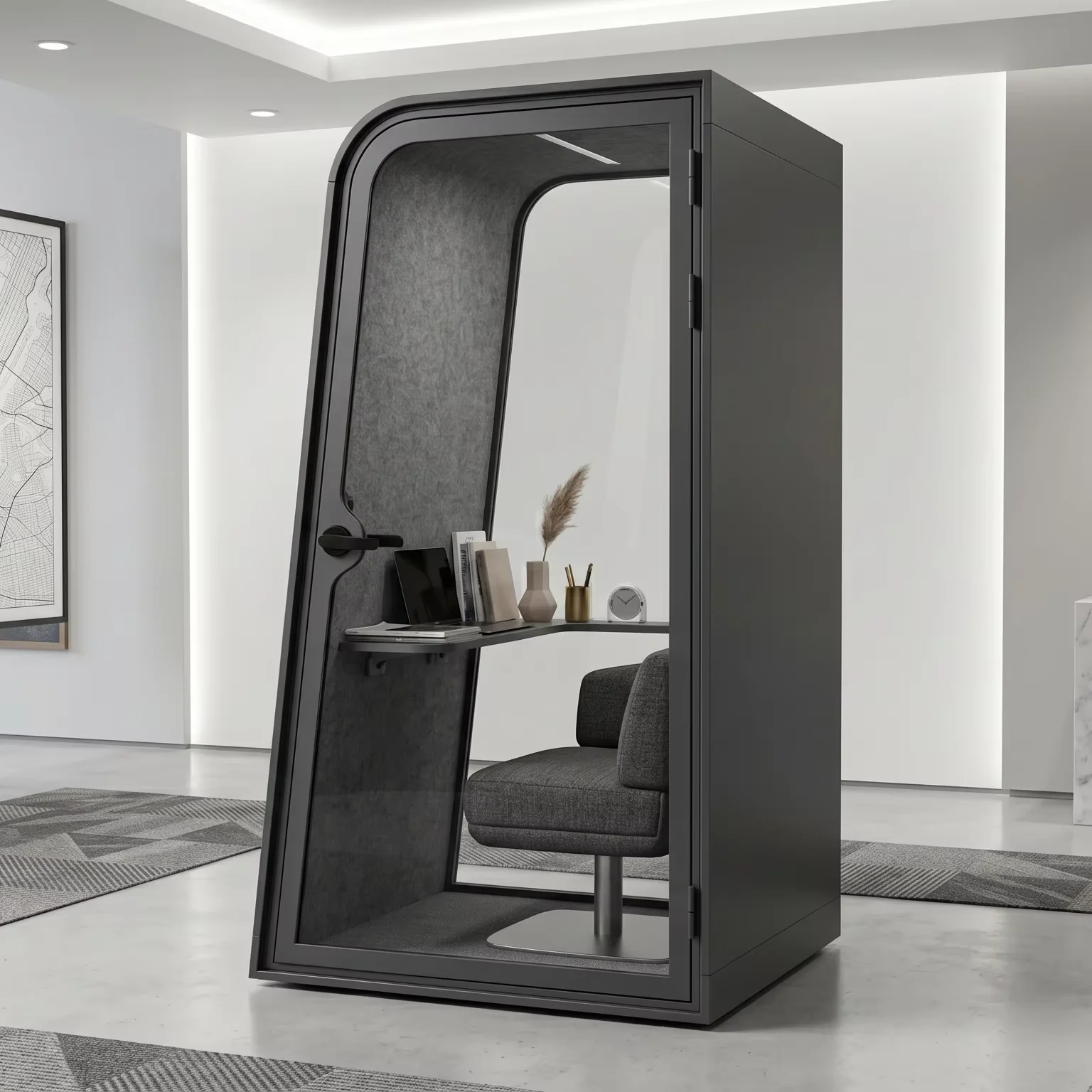 Soundproof telephone booths, soundproof office soundproof rooms, modular silent cabins for open office calls