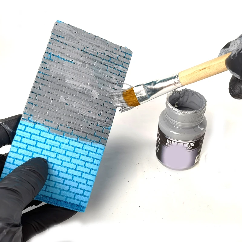 Model Wall Cement Texture Building Model Cement DIY Tools And Accessories For Making Miniature Scene Models 50ML