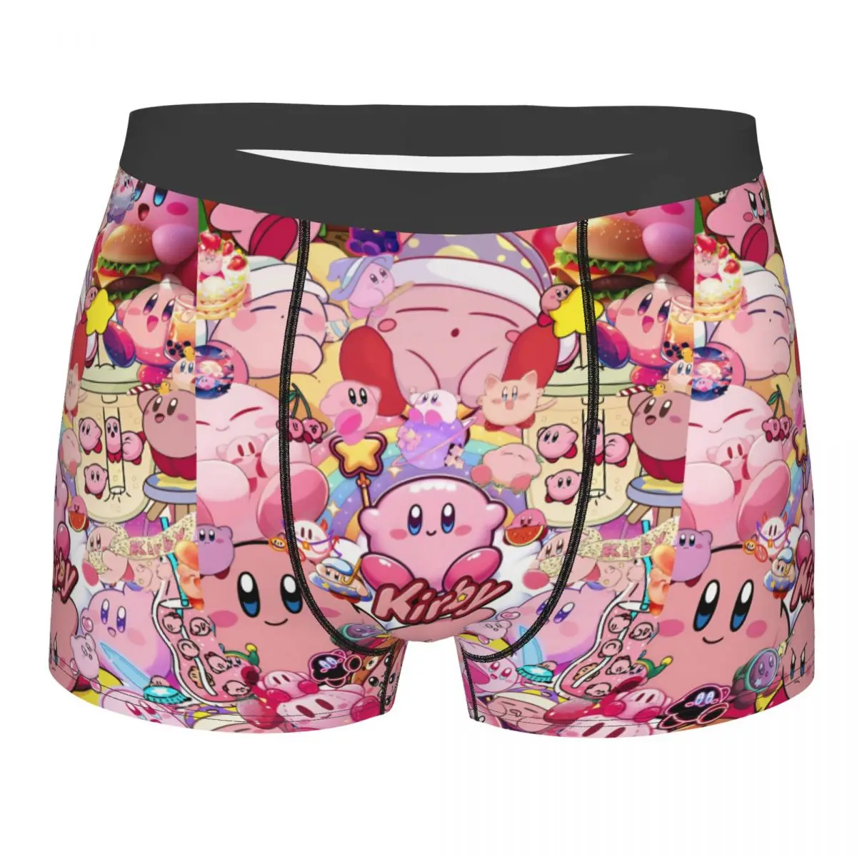 

Pink Kirbys Funny Game Boxers Novelty Gift For Men Fun Underwear Boxer Briefs