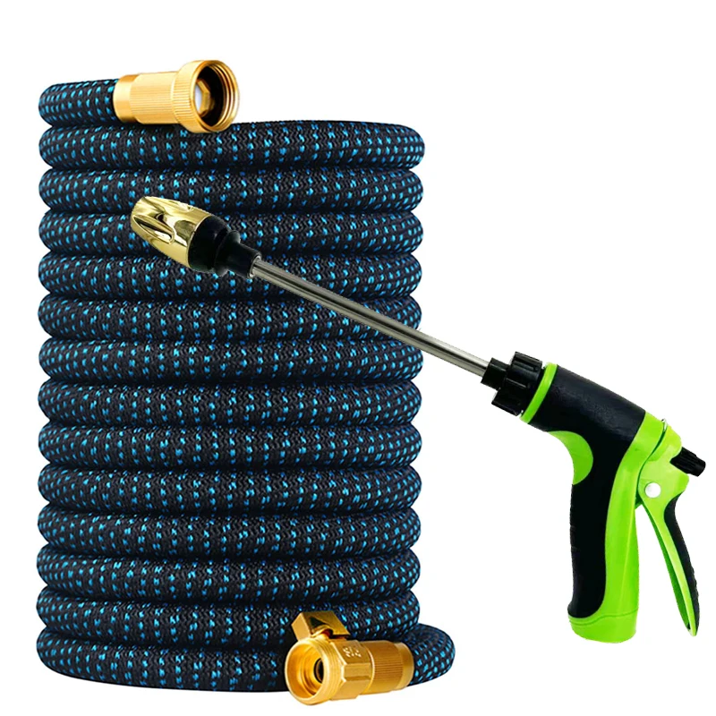 Hot Selling Extended Hose Retractable Magic Water Pipe, High-Pressure Adjustable Car Wash Water Gun, Garden Watering Hose