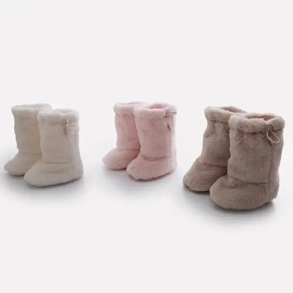 

Cute Thickened Newborn Baby Socks Anti-slip Solid Color Kids Floor Socks Warm Children's Sleeping Sock Winter