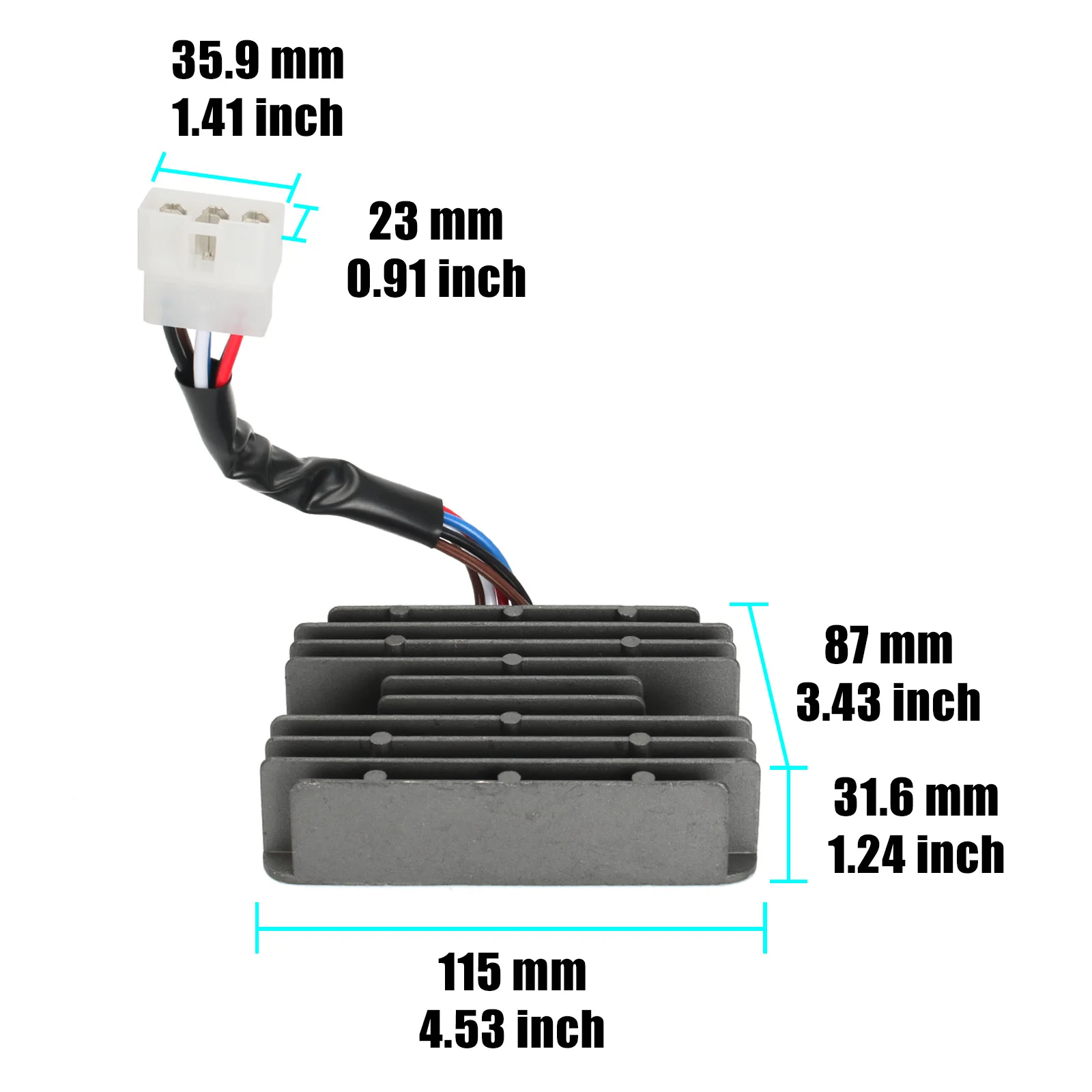 31620-ZG5-033 SH711AA Voltage Regulator Rectifier 20A For Honda TRX350 GX610 GX620 GCV520 530 GX240 270 GX 340 390 610 GX240K1