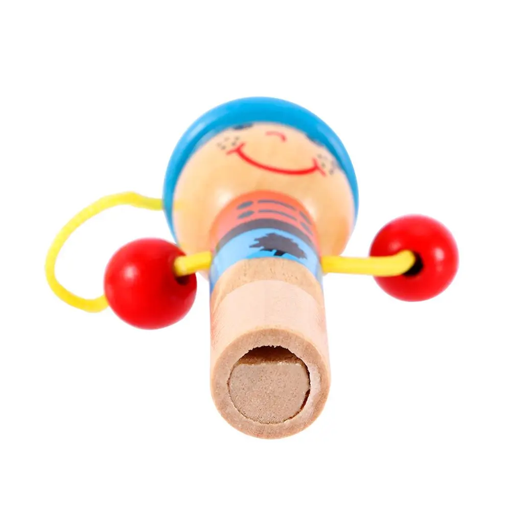 Cute Educational Party Favors Little Pirate Whistle Wooden Toys Kids Toys Musical Gift