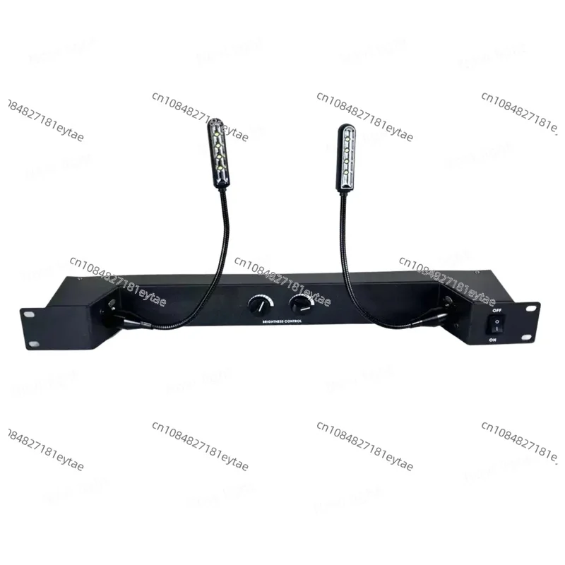 

1U 19'' Cabinet LED Gooseneck Lamp 360° Adjustable for Stage Audio Amplifier Equipment