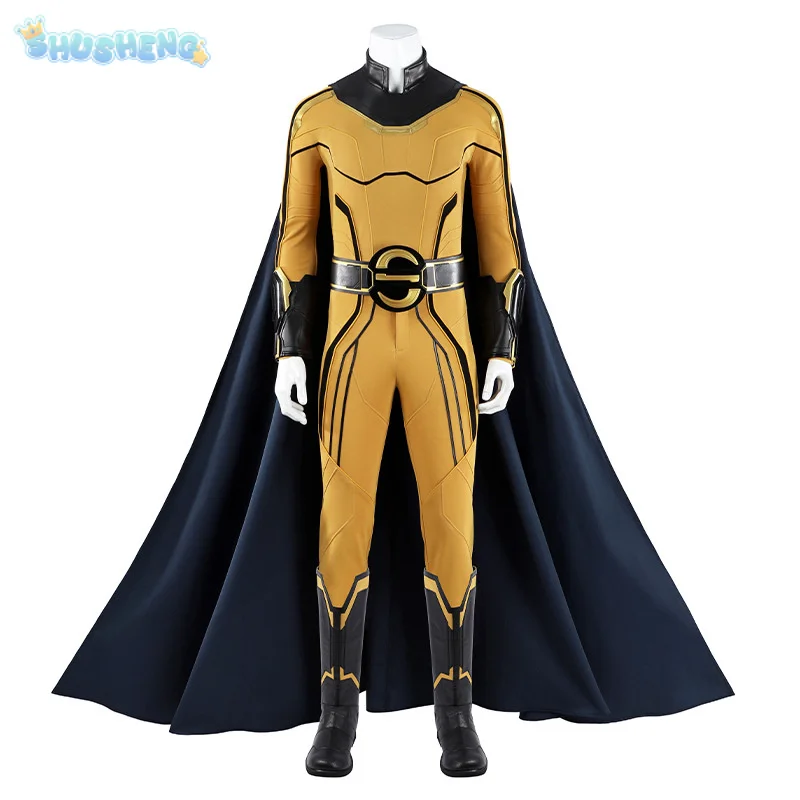 

Movie Sentry Cosplay Thunderbolts Costume Halloween men's tight fitting jumpsuit shoes props fantasy combat uniform Net set