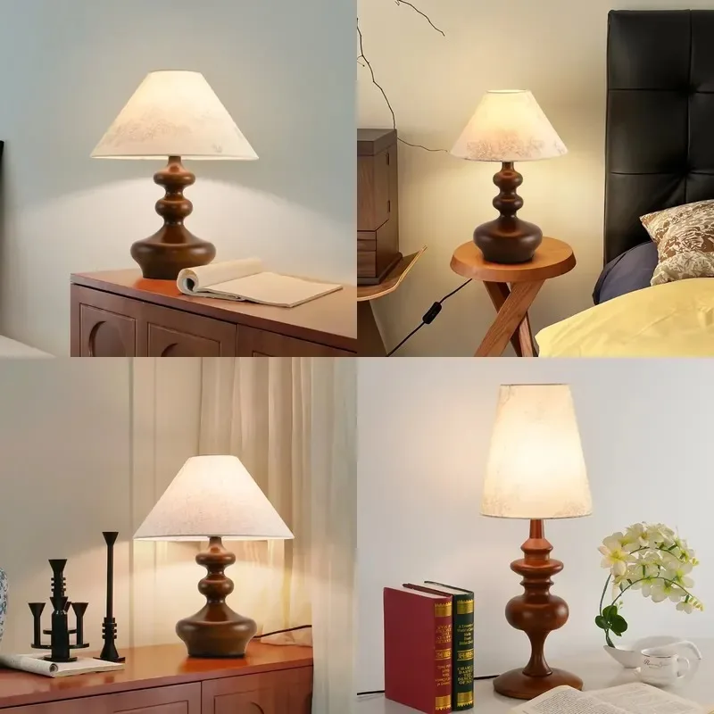 Modern Vintage Creative Light Emitting Diode Table Lamp Night Lamp Home Decoration Luxury Living Room Bedroom Light