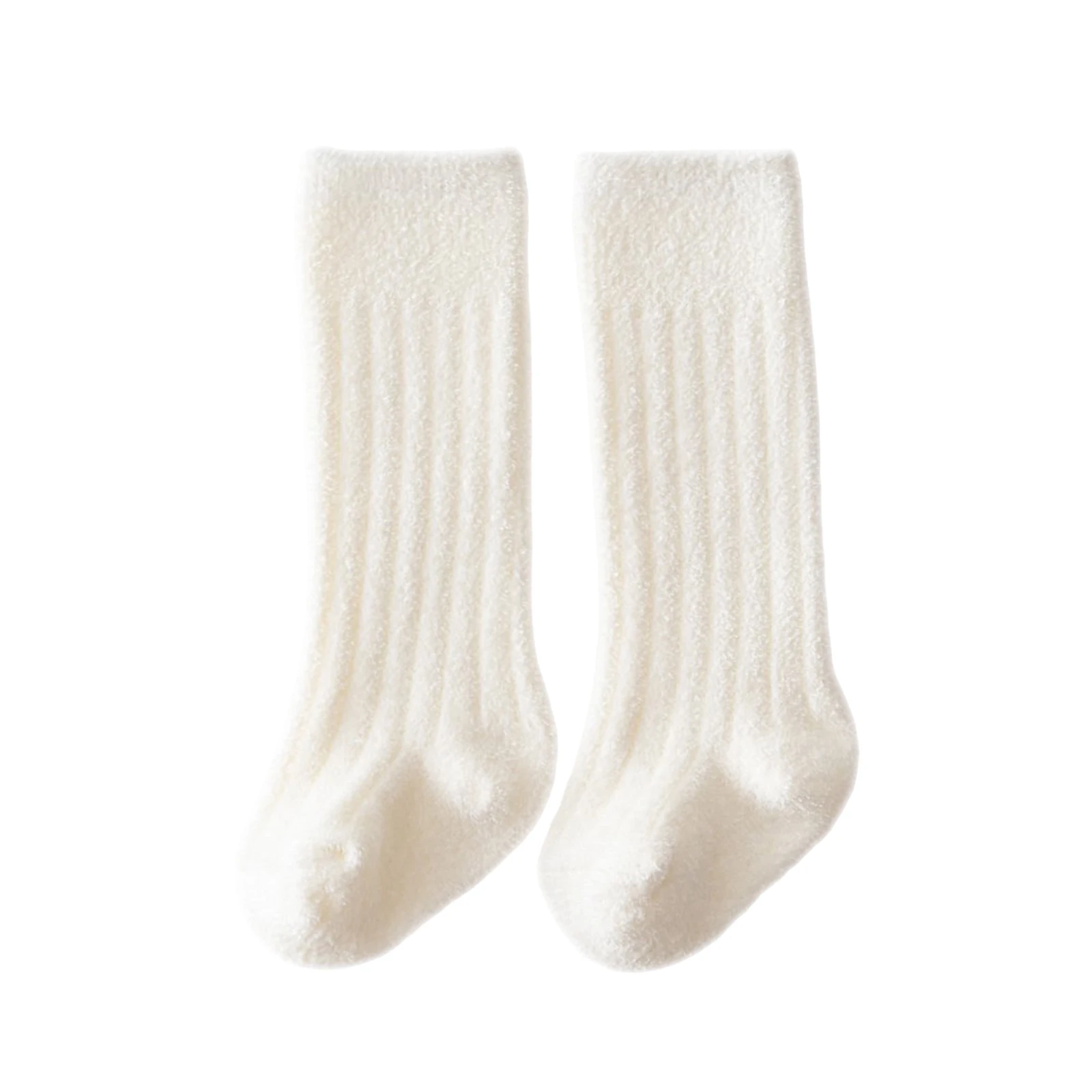 

Детские длинные носки в рубчик, зимние мягкие теплые детские гольфы для повседневной жизни и вечеринки