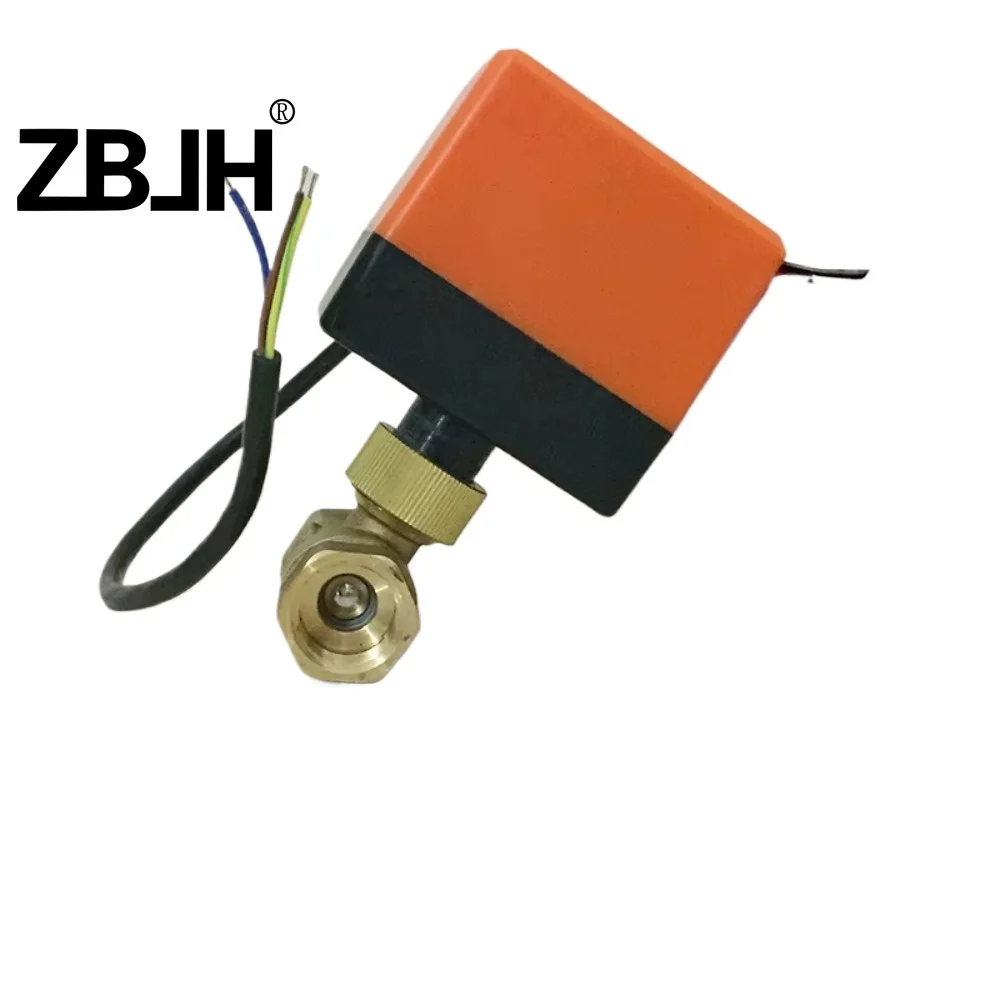 

DN20 (G 3/4 дюйма) 220 В 12 В 24 В электрический привод латунный шаровой кран, холодная и горячая вода/водовые пары/тепловый газ 2-ходовой латунный шаровой кран с электроприводом