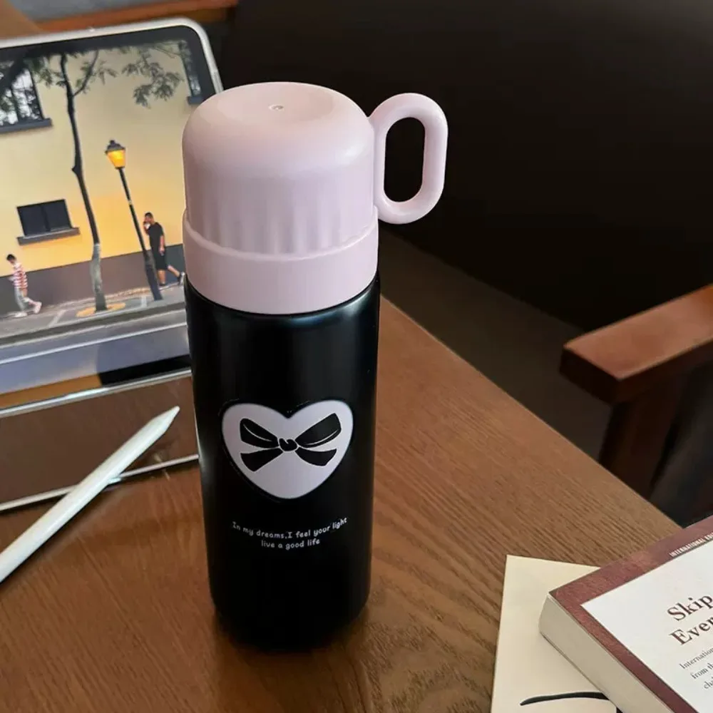 

Large Capacity Insulated Water Bottle Stainless Steel Heat-Resistant Portable Insulation Cup Simple 500ML Office Coffee Cup Kid