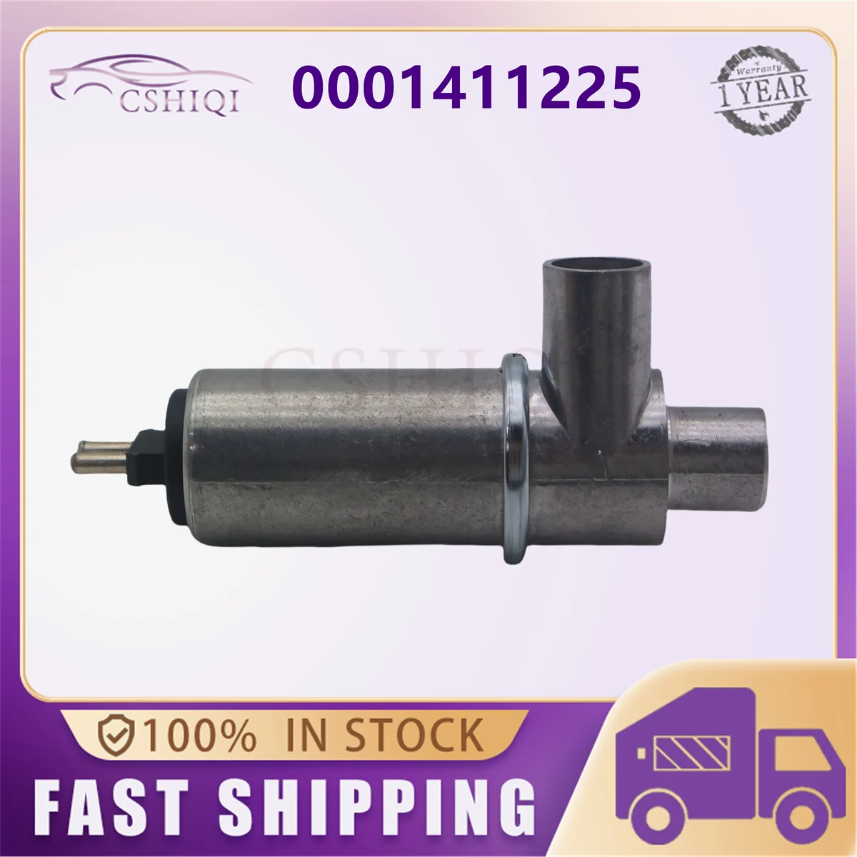0001411225 Idle Air Control Valve For 1981-1985 Mercedes-Benz W126 380SE 380SEC 380SEL 380SL 380SLC 500SEC 500SEL A0001411225