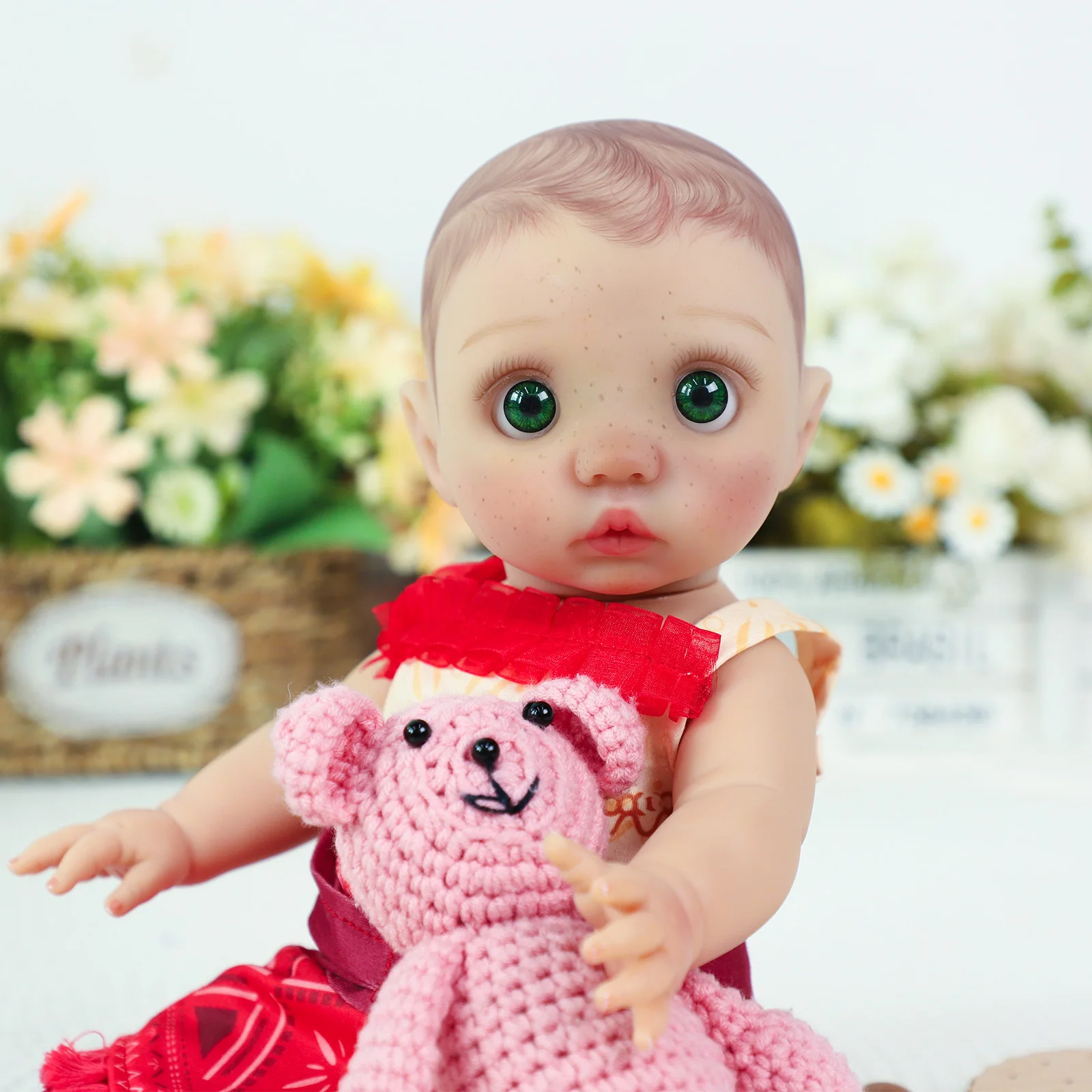 

Куклы Reborn Sunny — 16 дюймов, милые мягкие виниловые реалистичные куклы, подвижные улыбающиеся реальные куклы с полными аксессуарами