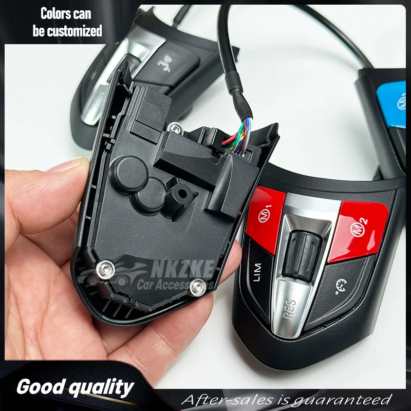 Steering wheel button, suitable for BMW F10 F20 F30 E70 E90 F32, 3 Series, 5 Series universal models, color modification
