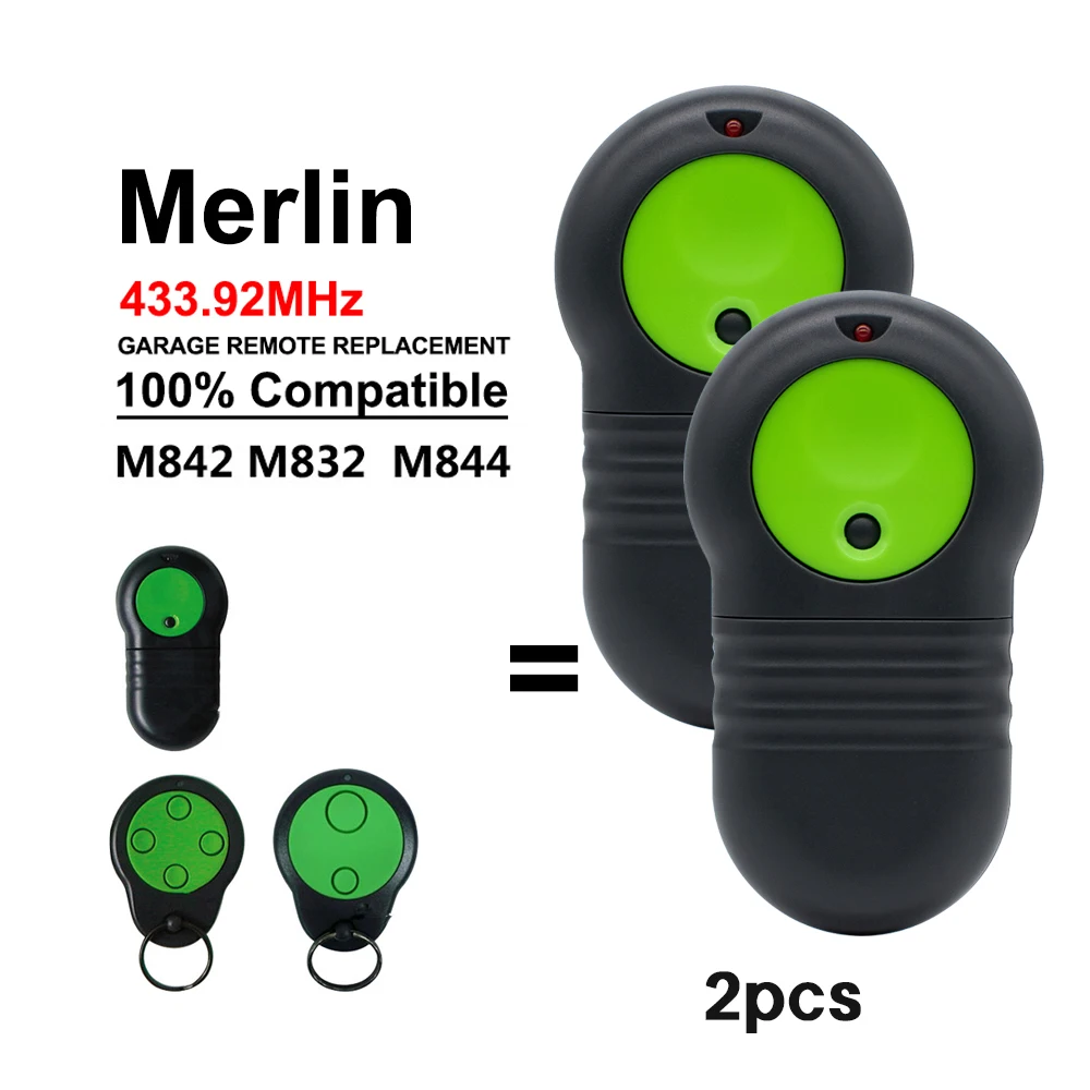 Special Offer Merlin M832 Remote Control for M832 M844 M842 430R 230T Garage Door / Gate Remote Control 433.92MHz Rolling Code