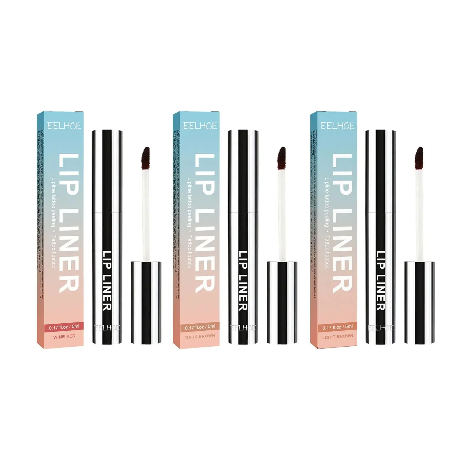 Peel Off Lip Liner Impermeabile a lunga durata Stick labbra carnoso Matte Nourish Antiaderente Idratante Lip Gloss Trucco Lip Line Matita