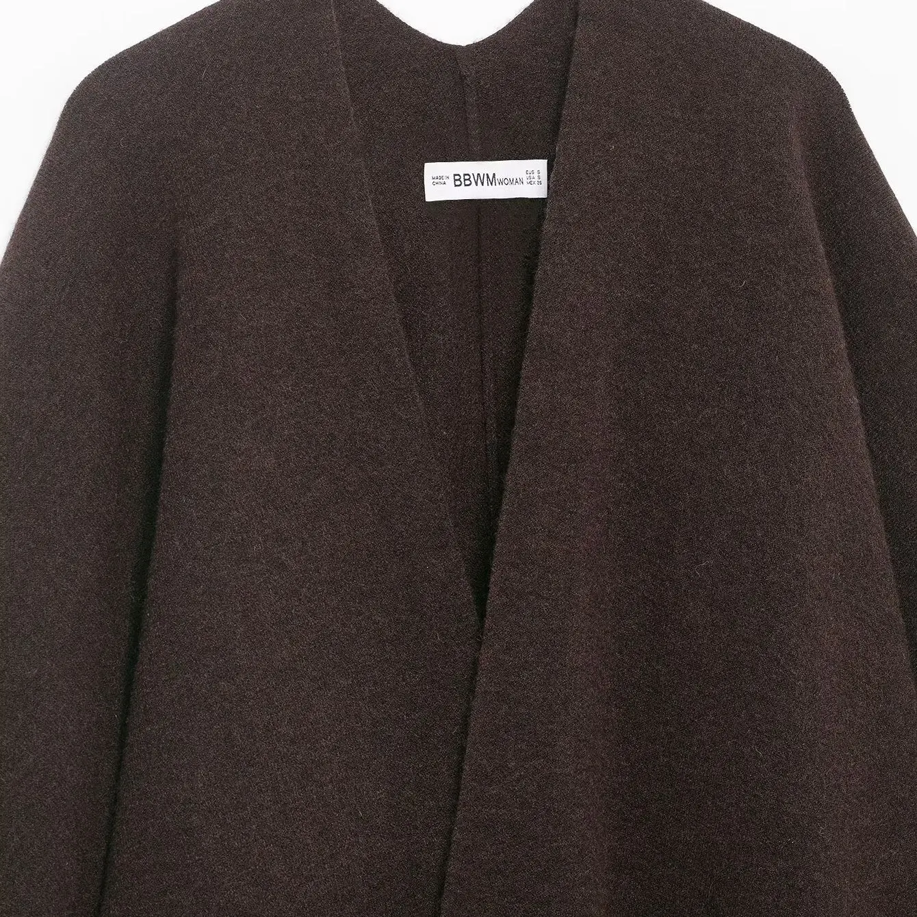 

Зимний сезон, новое женское модное простое вязаное пальто с кисточками, плащ, верхняя одежда, открытый кардиган из полиэфирного волокна