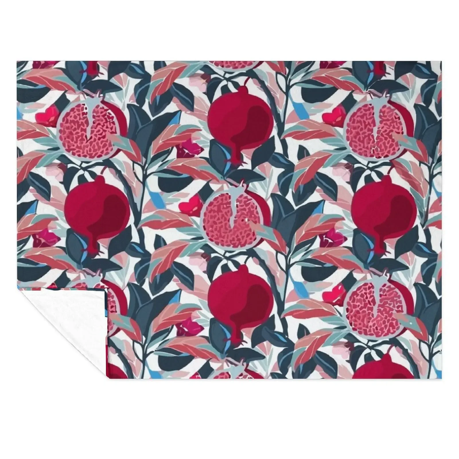 

Pomegranate Throw Blanket funny gift Bed Fashionable Soft Cute Plaid Blankets
