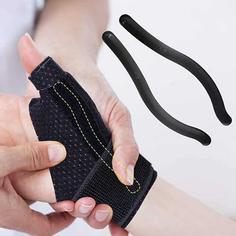 2025 قفازات جديدة مرنة قابل للتعديل وتر غمد حراس المعصم تنفس دعم رائجة البيع قفازات الإبهام المحمولة للجنسين #2