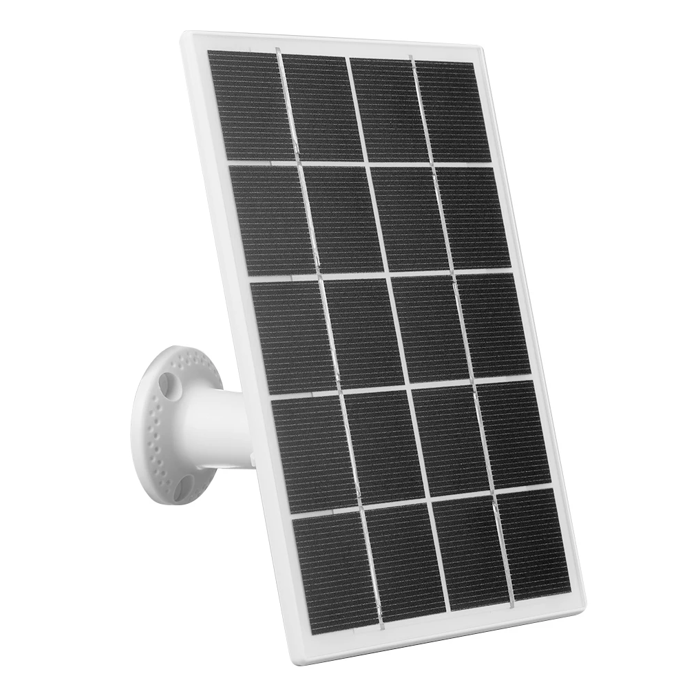 لوحة طاقة شمسية 20 وات لجرس الباب الدائري مجموعة اللوحة الشمسية لجرس باب يتضمن شاشة عرض فيديو 4 3 3 Plus 2 360 ° شاحن شمسي مثبت على الحائط قابل للتعديل #5