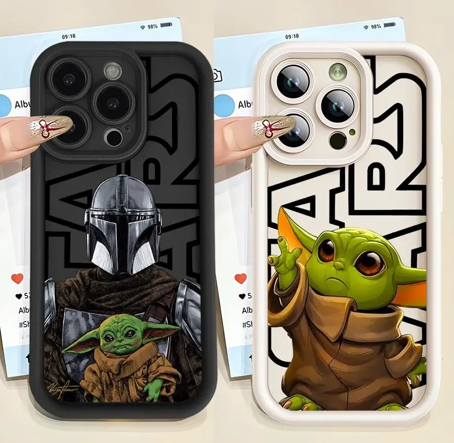 Capa de Telefone Luxuosa Star Wars para Oppo Reno15 Reno14 Reno13 Reno12 Reno11 Reno10 Reno8 7 Z T F Pro Plus 4G 5G, Capa Traseira de TPU Macio