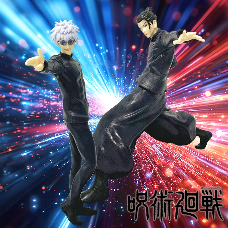 14,5-18cm Anime Jujutsu Kaisen Gojo Satoru Geto Suguru Nudelstopper Actionfigur PVC Modell Spielzeug Actionfiguren Geburtstagsgeschenk