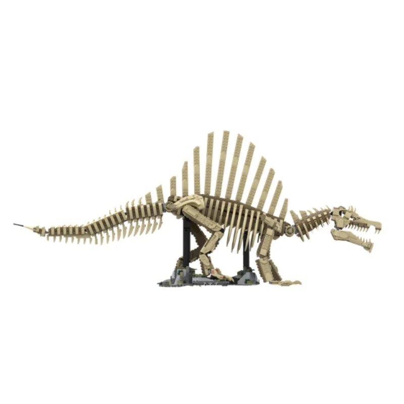 ชุดของเล่นตัวต่อ MOC-247793 ฟิกเกอร์ยอดนิยม ชุดประกอบฟอสซิลสไปโนซอรัส ของขวัญ 2237 ชิ้น โมเดลบล็อกตัวต่อ