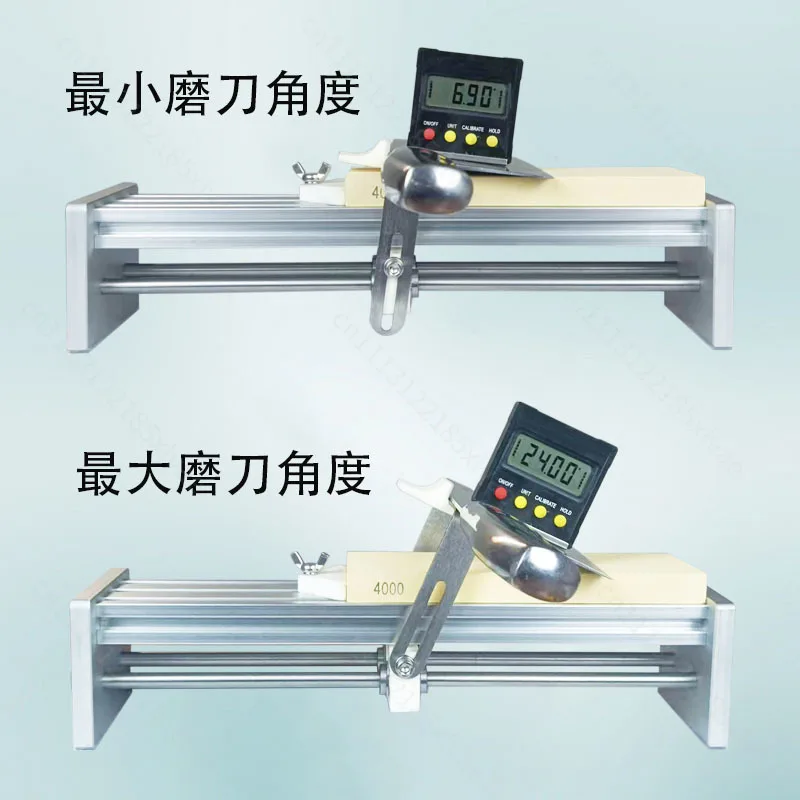 For Professional Fixed Angle Knife Sharpener, Household Double-sided Whetstone Holder for Kitchen Blade Edge Grinding