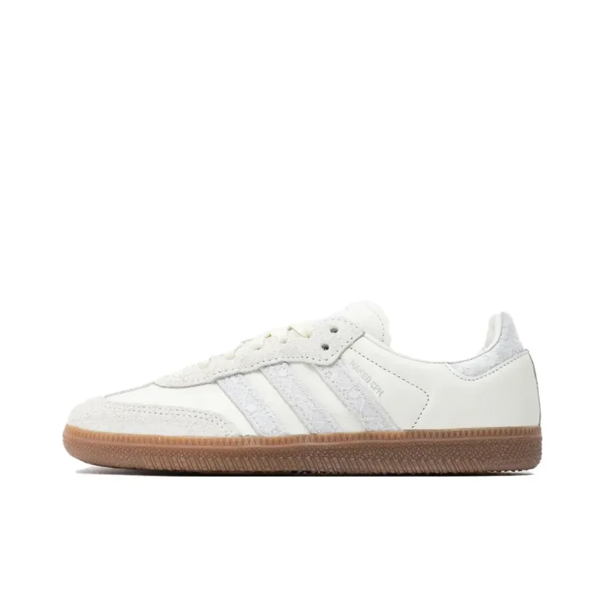 Adidas Low Top Board Shoes SAMBA OG Men and Women Comfortable Fashion Anti-skid Wear-resistant White