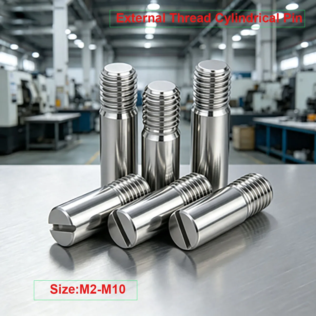 304 Stainless Steel Slotted Cylindrical Pin Dowel - M2-M10 Precision Fastener for Machinery Equipment Installation Repair