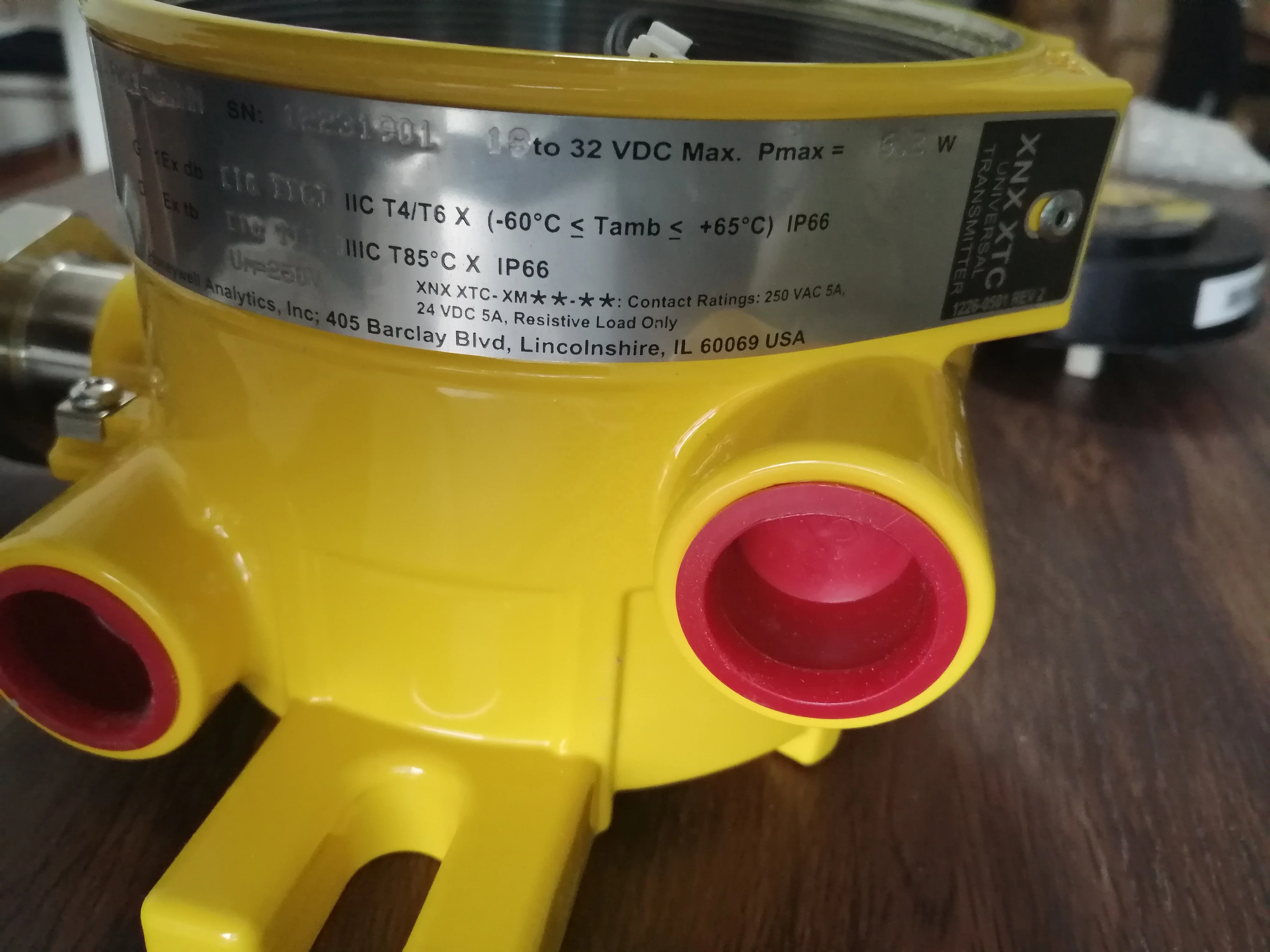 كاشف الغاز xnx جهاز إرسال عالمي مع كاشف الغاز HART EDDL/DTM XNX-RMSE-NHNNN CO CO2 H2 H2S cl2 وLEL هانيويل xnx