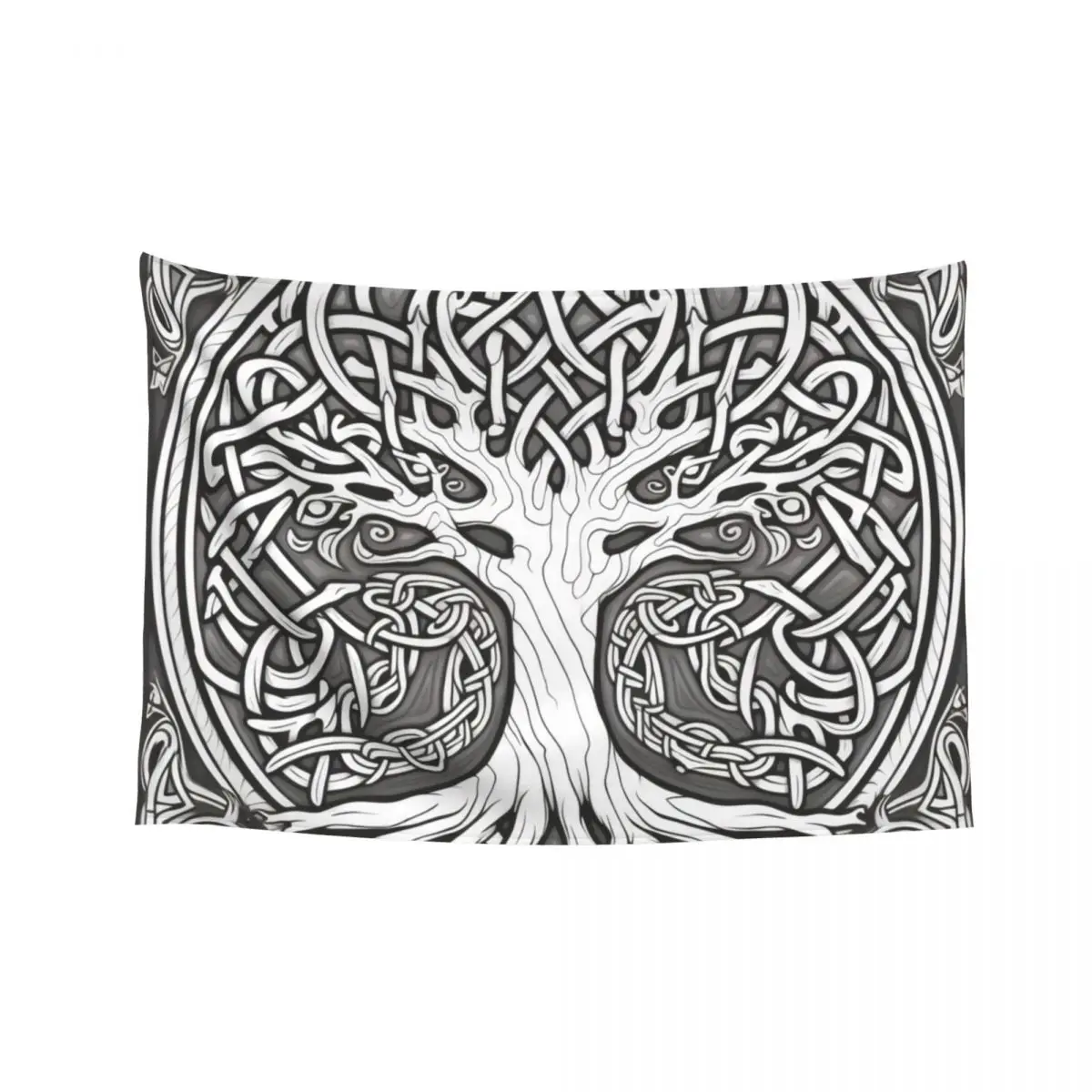

Ygdrasil, viking tree, celtic tree, ornament viking, celtic motif, for dad, dad, for the husband, happy dads day Tapestry