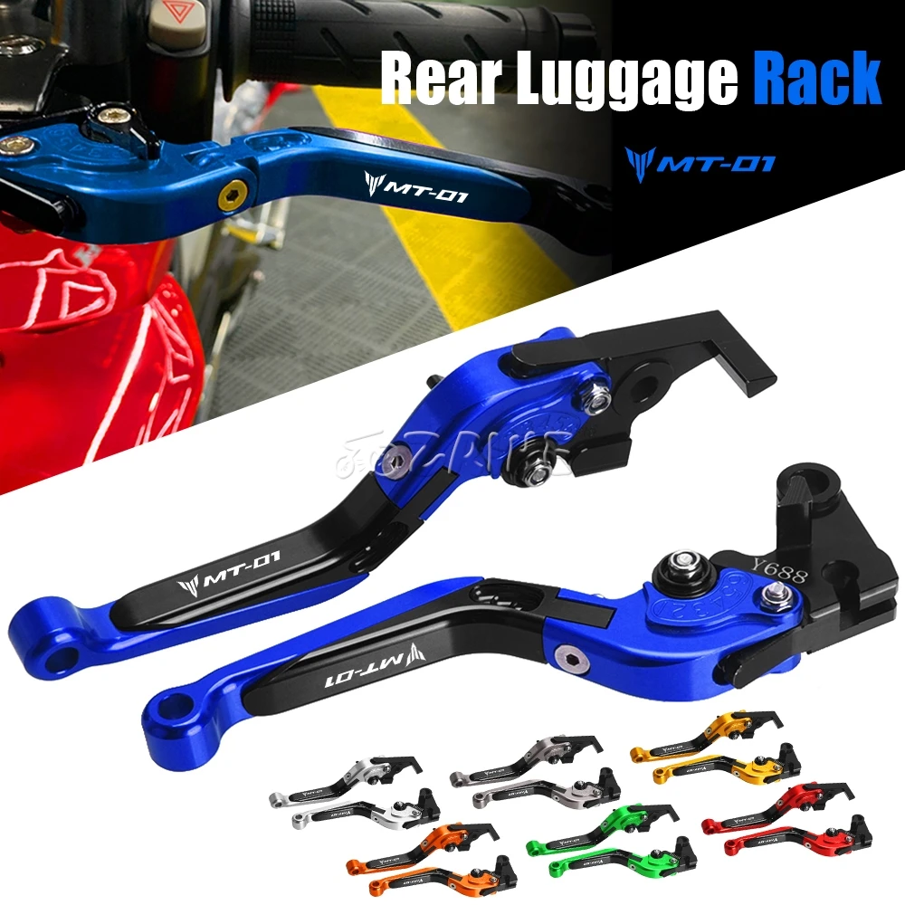 

For Yamaha MT01 2004-2009 2008 2007 2006 Motorcycle Brake Clutch Levers CNC Adjustable Motorbike Brake Lever Handle Accessories
