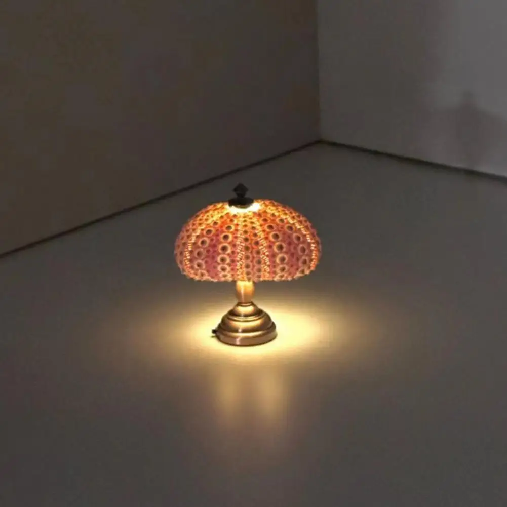 Lámpara de mesita de noche con diseño de centro de mesa único, luz Led de noche de mar para decoración del hogar, tamaño Mini, suave, parpadeante, tema del océano, bricolaje