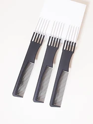 3pcs professional hair dye combs with double-sided design metal stainless steel for hair styling tool Special for real hair wigs