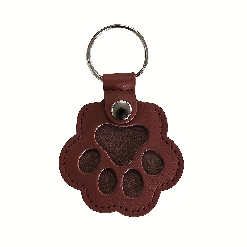 Tierhaar-Gedenk-Schlüsselanhänger, PU-Leder, Andenken, Medaillon für Katzen, Hunde, Fell, Tierhaar, Aufbewahrung, Anhänger, Handtasche, Hängezubehör