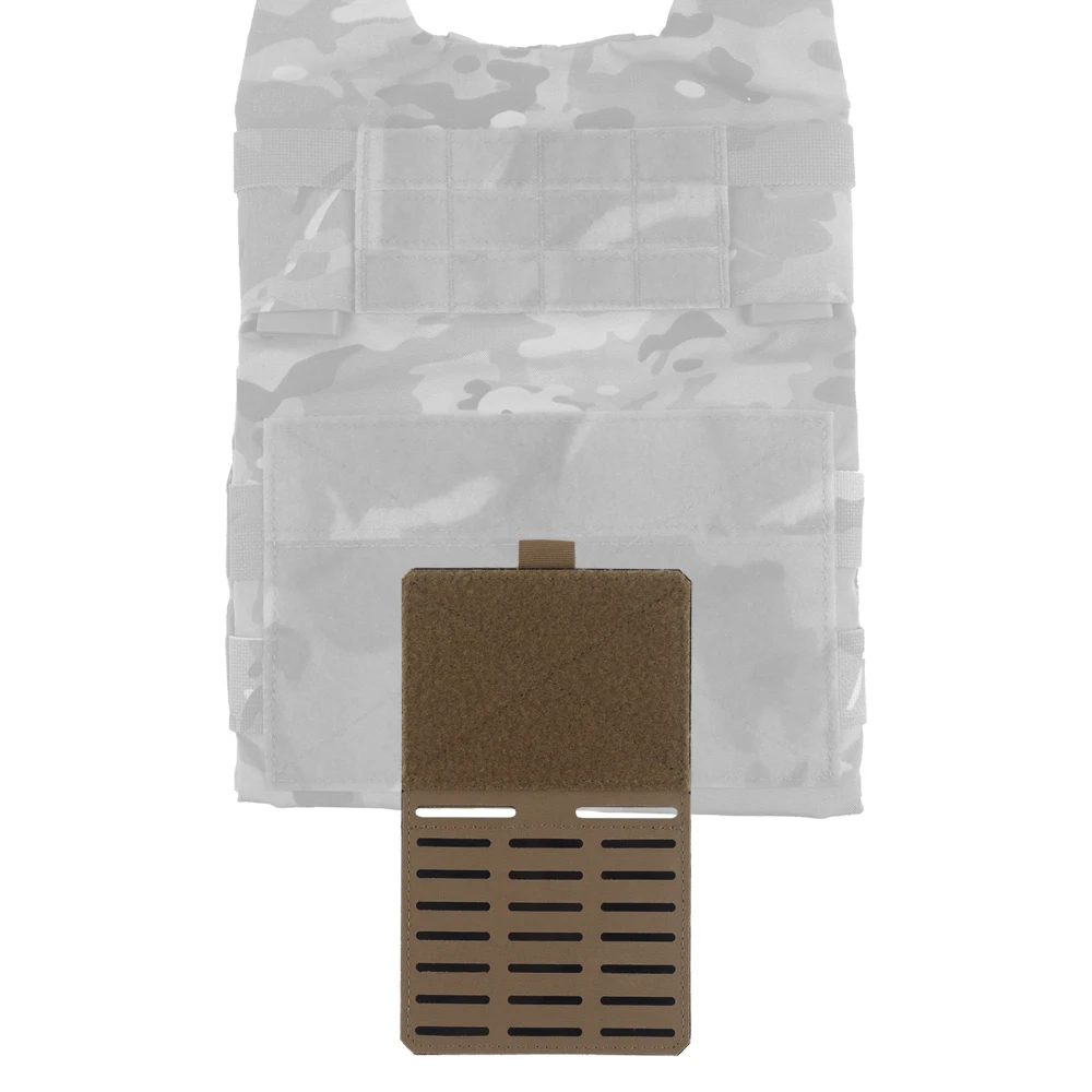 Double-Sided MOLLE System Hanging Plate for Tactical Plate Carrier Hunting Vest Accessories Radio Holster Pack