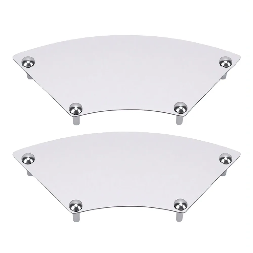 2pcs set Stainless Steel Mustache Guard Lightweight Reusable Drinking Beard Guard Facial Hair Protector Easy To Wear And Clean