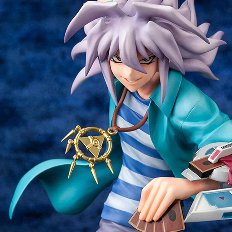 In magazzino Kotobukiya ARTFX J Duel Monsters Ryou Bakura Original Anime Figure Model Toys for Boys Action Figure Collection Doll