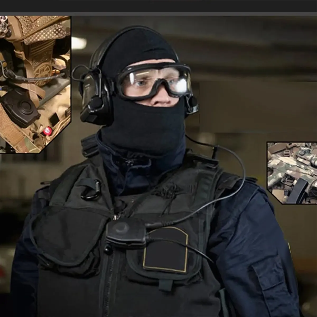 A64I Waterproof PTT Cable for Z Headset ComtacII H50 H60 HD03 for for Two Way Radio