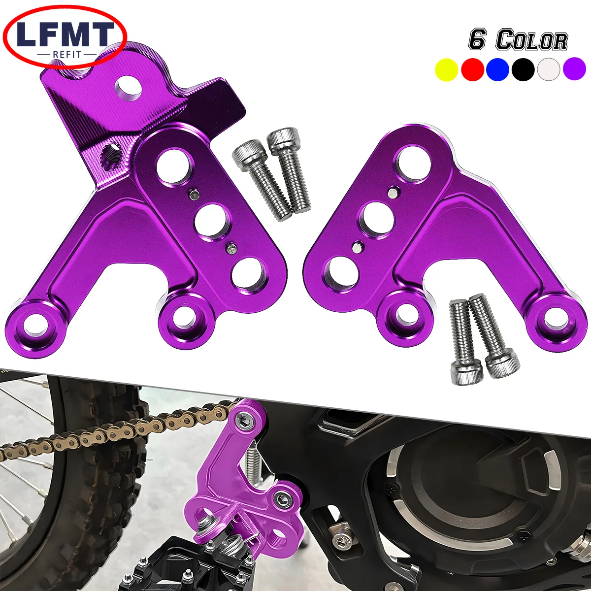 For Surron Electric Bike Motorcycle Foot pedal Rack Assembly Side Stand Footrest Bracket For Sur-Ron Light Bee S & Light Bee X