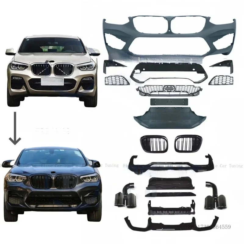 

Most Popular Hot Sale for s X4-Series G02 2019-2021 Modified to F98 X4M Style Bumpers Body Kit