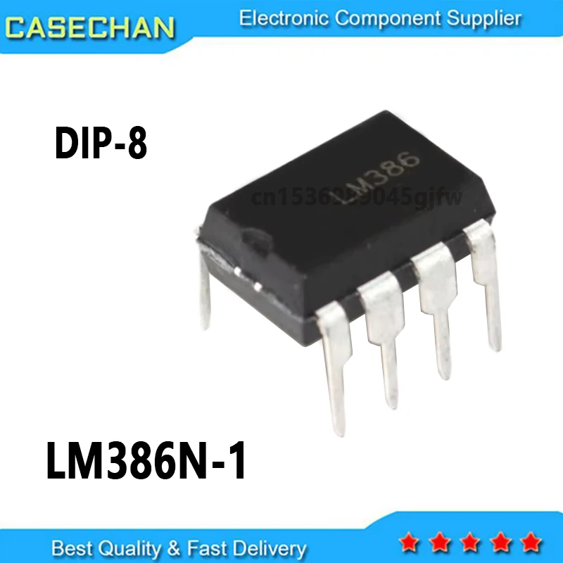 10PCS LM386N DIP8 LM386 LM386N-1 LM386-1 Operational Amplifier New Original